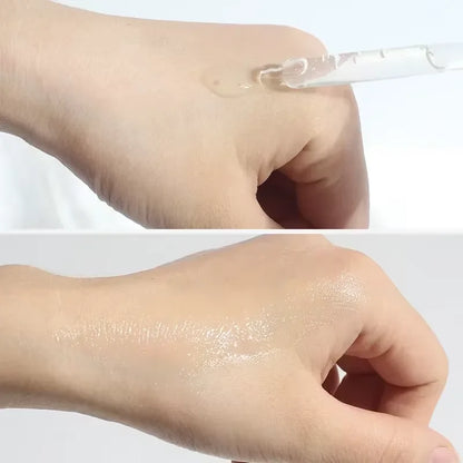 Resultado glass skin sérum hialurónico LUMÉ